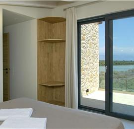  3 bedroom stone villa with pool & seaview, near Acharavi, sleeps 6